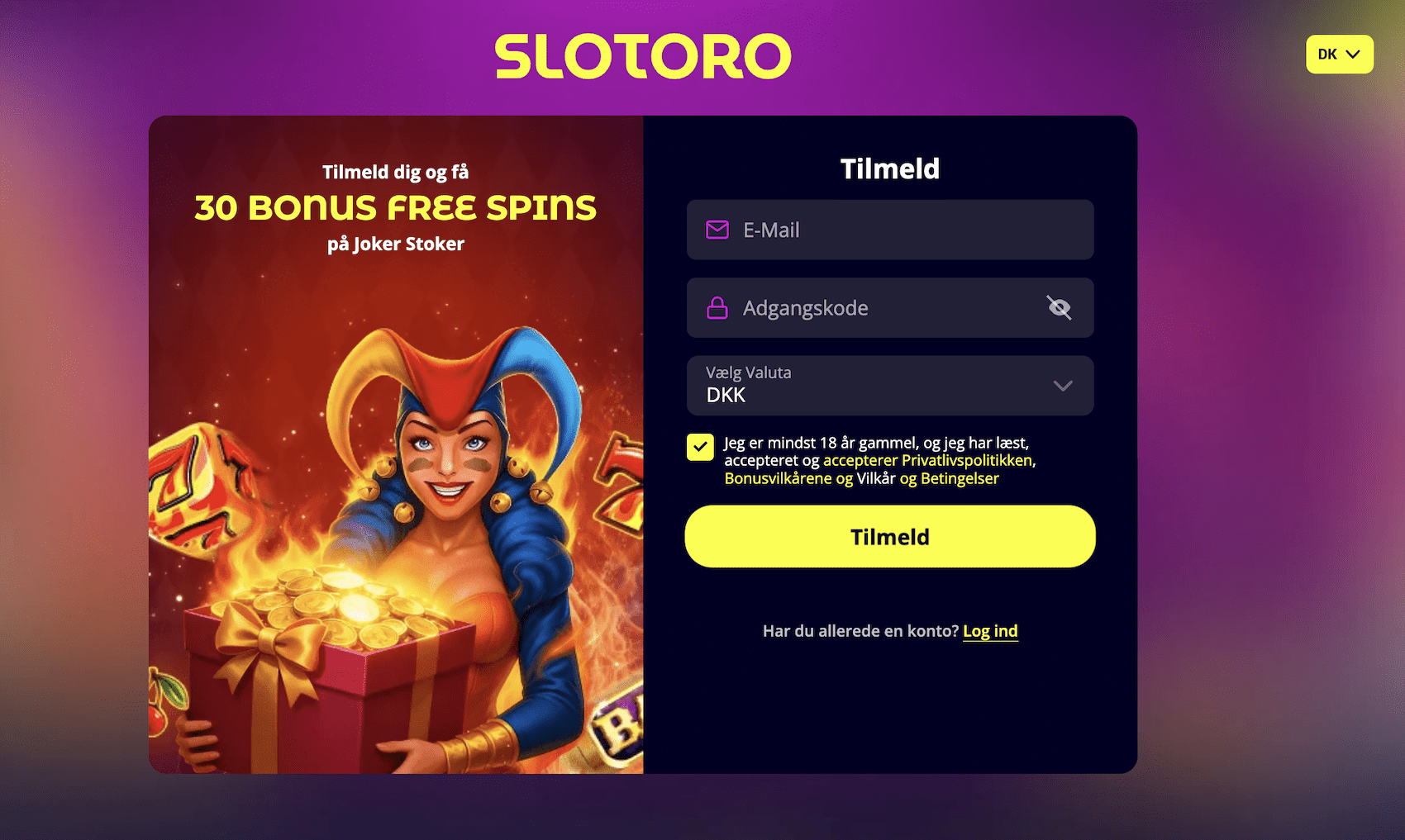 slotoro free spins